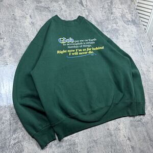 Vintage 90s God Put Me On Earth Funny Heavyweight Sweatshirt